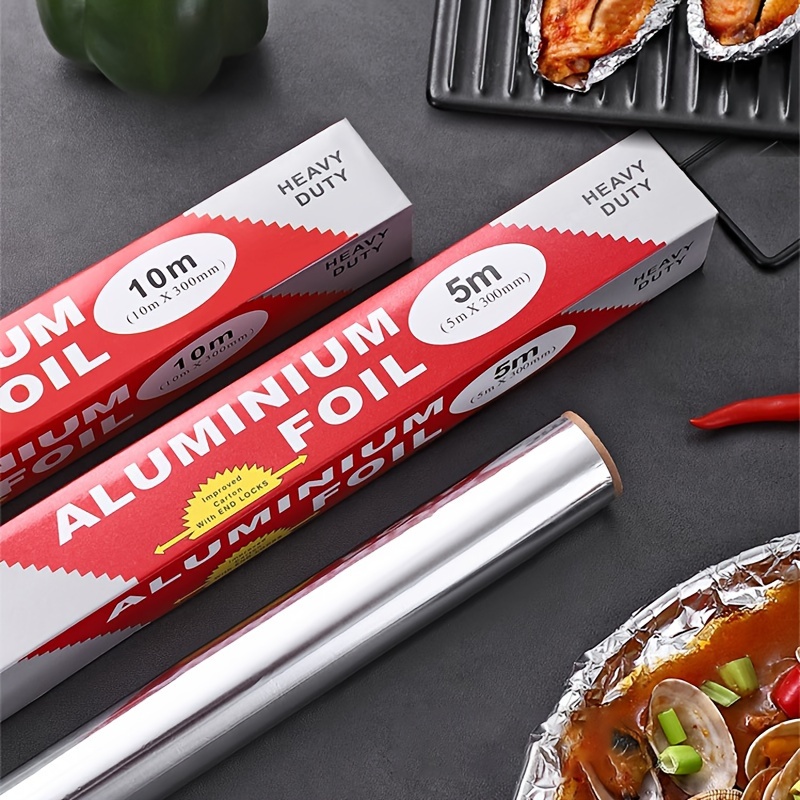 

Extra Thick Aluminum Foil Roll - 16/32/65ft, Ideal For Baking, Grilling & Bbq - Durable Kitchen Essential Aluminum Foil Pans Disposable Aluminum Foil Pans