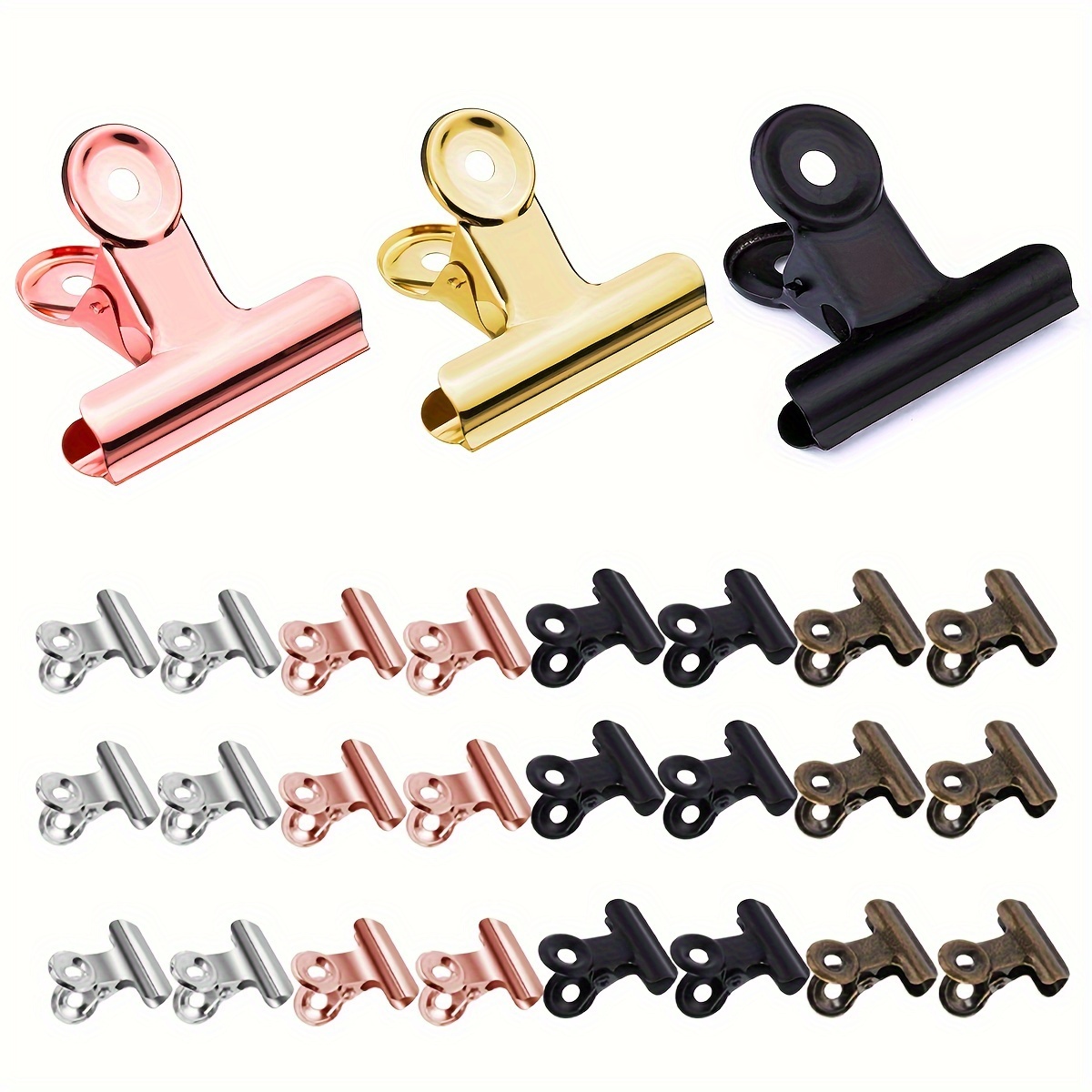 Fancy bulldog clips best sale