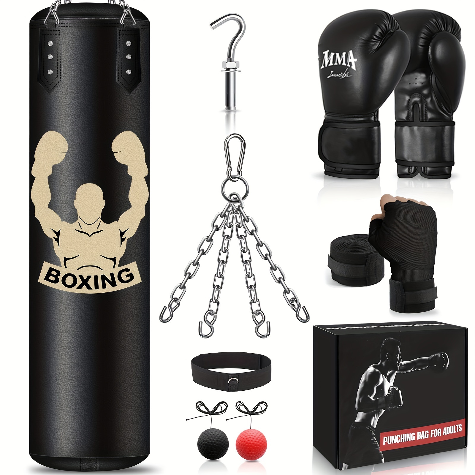 Kickboxing Gyms Near Me With Punching Bags 4ft Pu Heavy