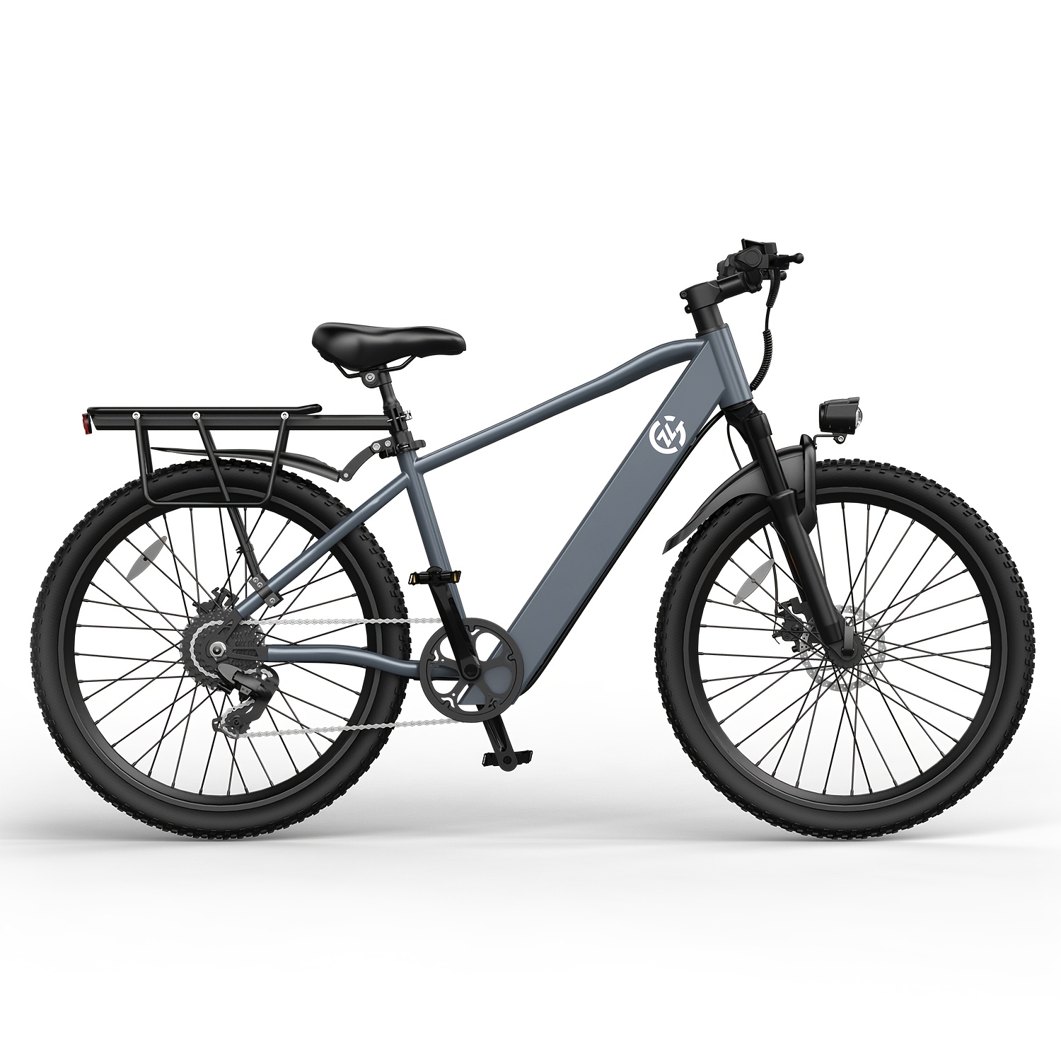 24 Inch Fat Tire Electric Bike for Adults, 500W Motor, 48*.5Ah Battery,  19.* * Rear Rack, Disc Brakes * E-Bike, Beach, Off-Road, Camping, Outdoor  Adventure, Unisex Use, Ideal Holiday Gift, Ideal * ...