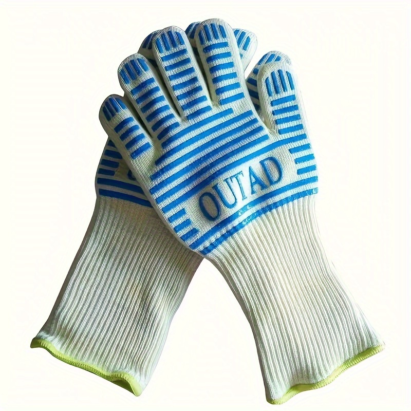 

Resistant Gloves - Fireproof And Non-slip Gloves, Suitable For Working In , Barbecue And Baking