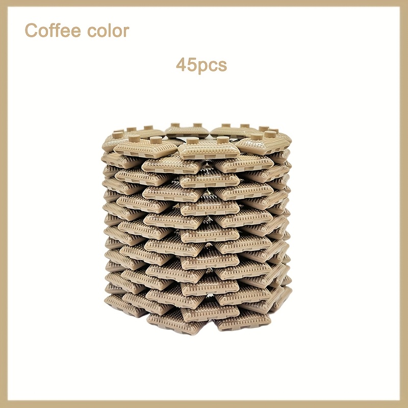 Image of 45pcs Size Assembly Scene Building Kit, Scene Construction Sandbag Parts, Scene Building Accessories, Sandbag Parts, Accessory Model Military Parts, Educational Diy Particle Parts
