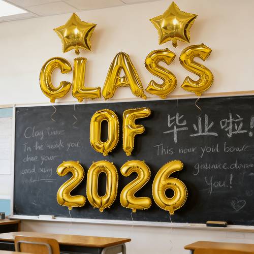 13pcs of golden graduation season themed party balloons graduation decorative balloons room decorations classroom decorative balloons outdoor event decorations and photo background decorative balloons