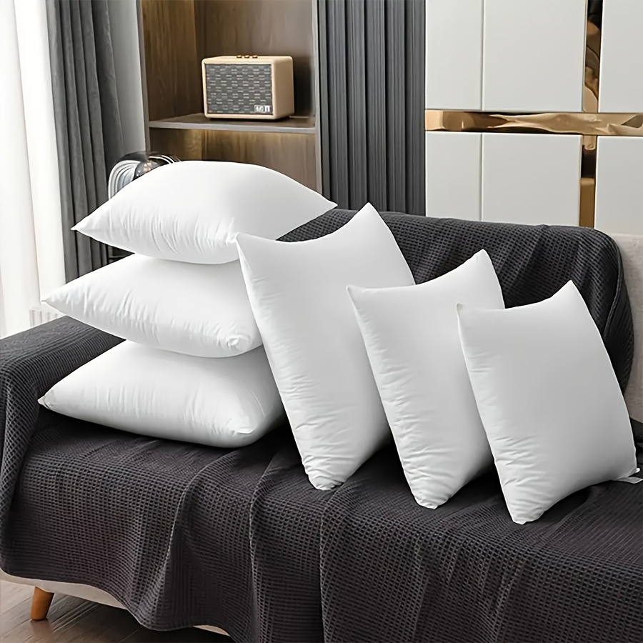 

2/4/6pcs White Pillow Inserts Sofa Pillow And Cushion Dinning Chair Seat Cushion Office Living Room Seat Cushion For Room Decor Home Decor