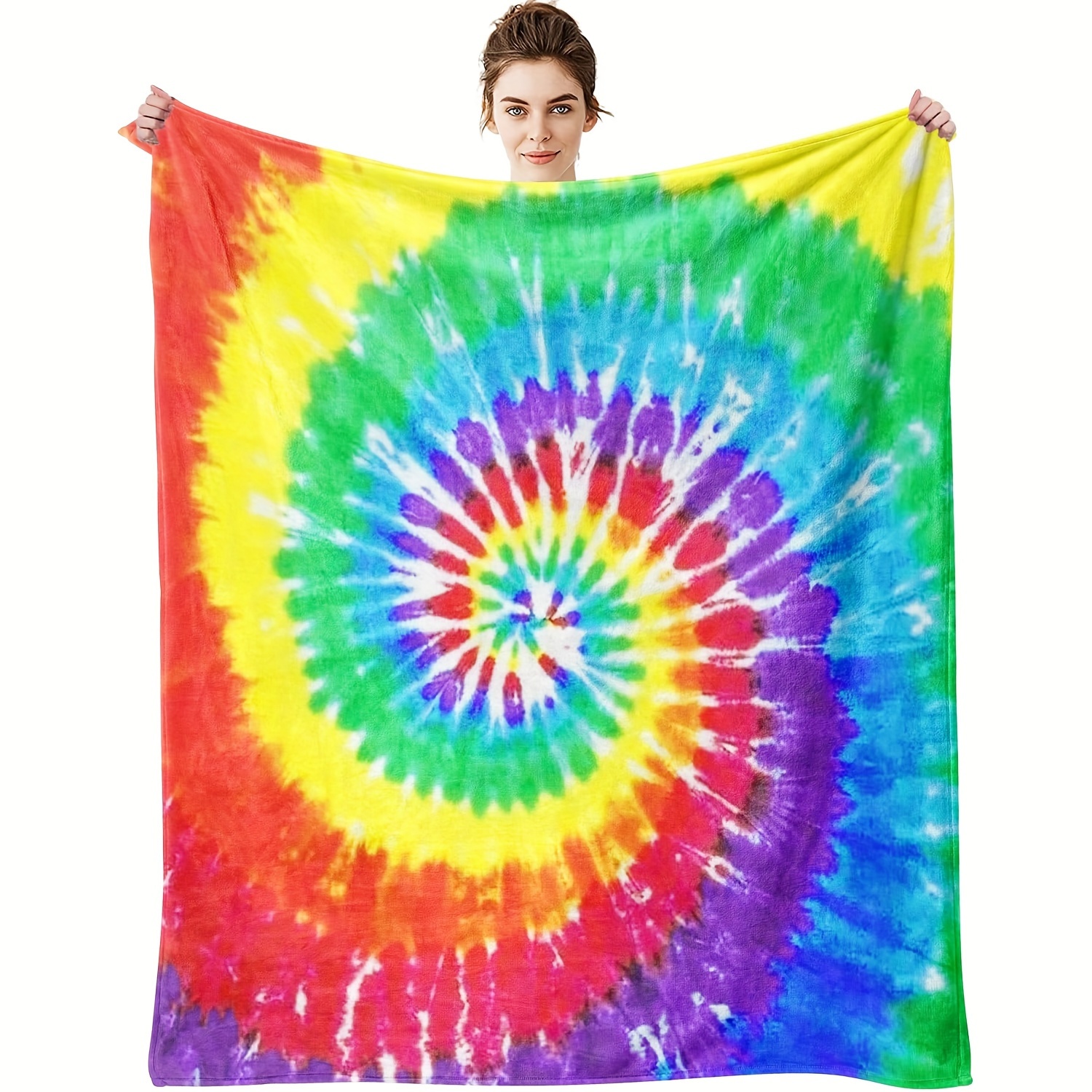 

Tie-dye Blanket - , , And For , Bed, , And - Patchwork In Mixed
