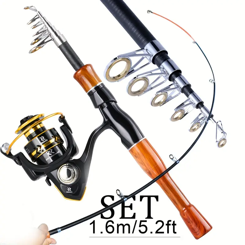 spinning fishing rod reel combo 1 6m 5 2ft - Temu Canada spinning fishing rod reel combo 1 6m 5 2ft - Temu Canada