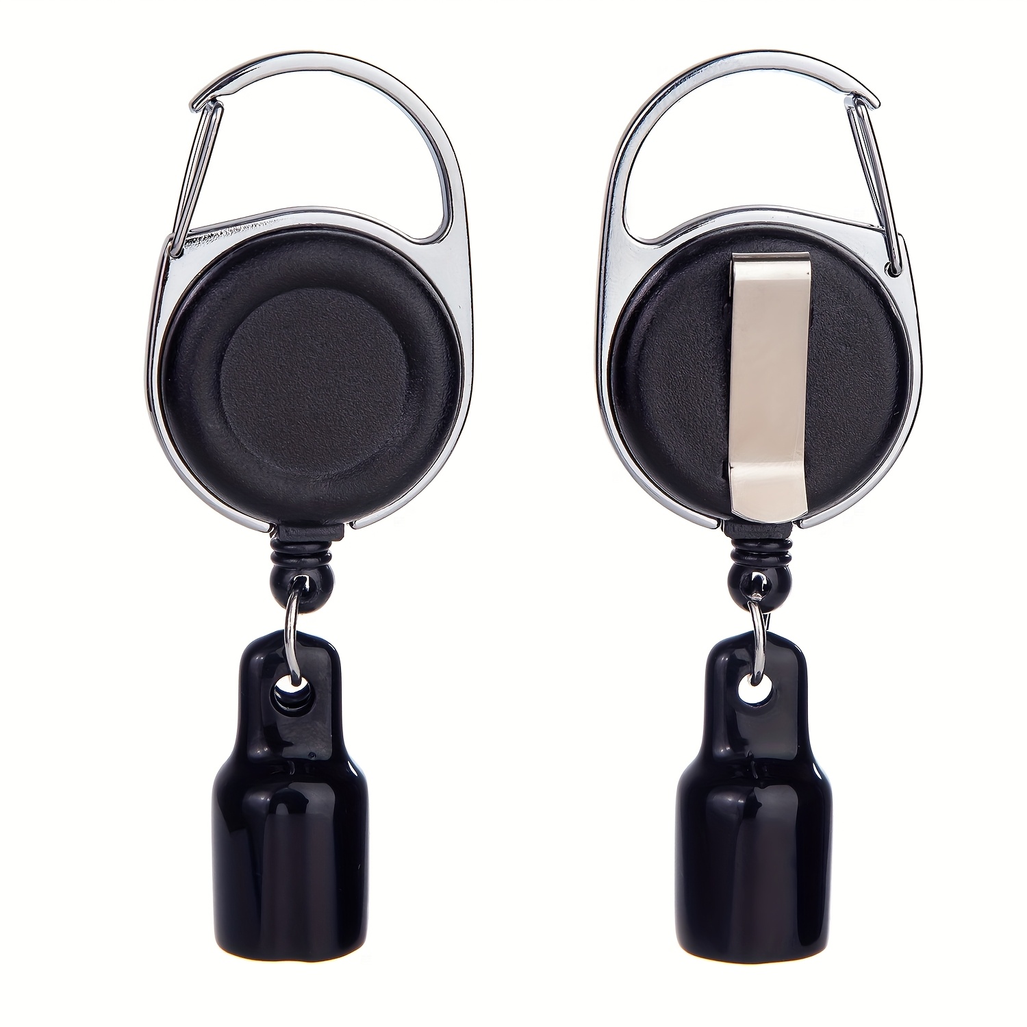 TEMU Retractable Lighter Clip With Small Size Soft Plastic Sleeve(17mm) For Lighters Pens Lipsticks And More