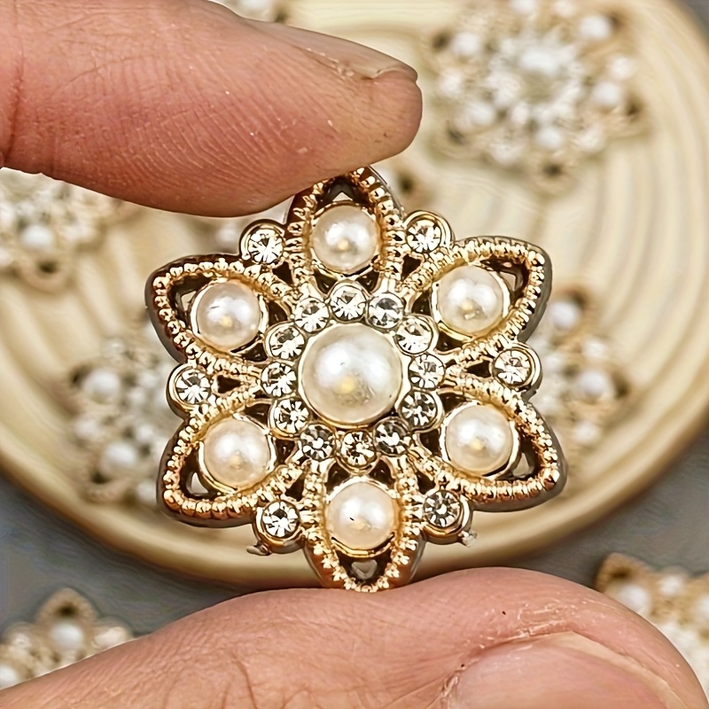 25pcs Acrylic Patches - Flower and Hexagon Shapes