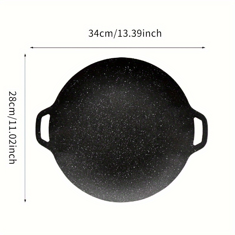 

Cast Iron Non-stick Round Baking Pan - Perfect For Pizza, Cakes & More - Essential Kitchen Gadget