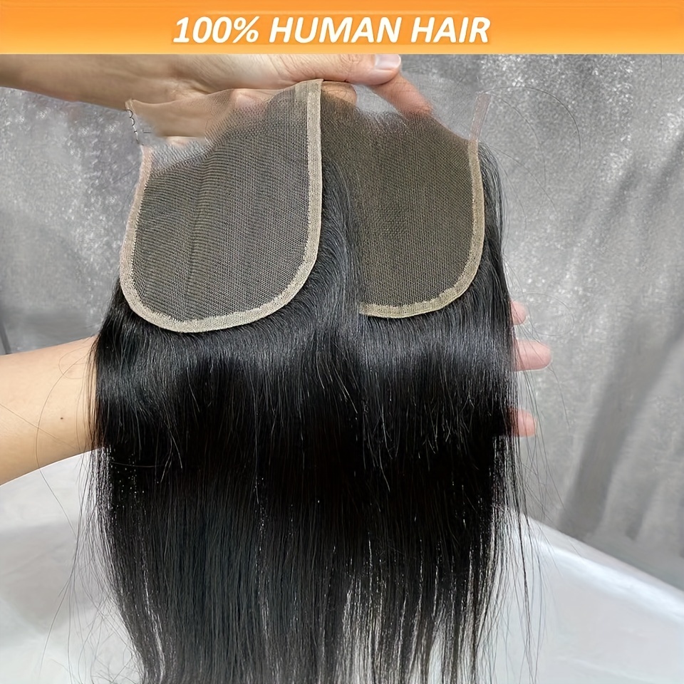 

Pure-hand Tied 4x4 Lace Closure - Transparent Front, Versatile For All Hair Types, 12 Inch