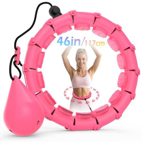 46 inch 117 cm adjustable fitness ring with a weighted ball featuring 24 detachable links designed for home equipment
