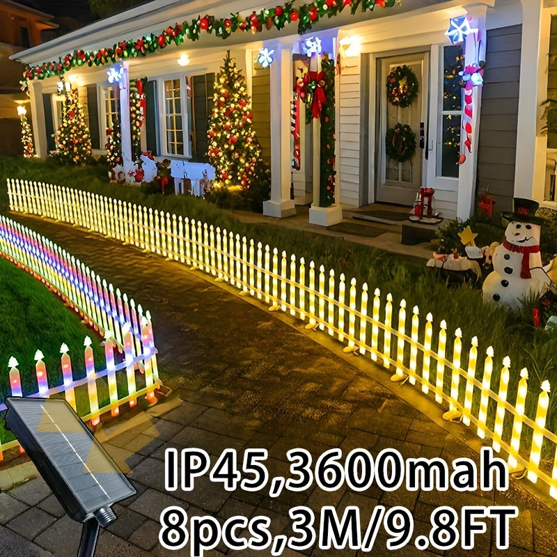 

8pcs, Christmas Decoration , , Christmas Tree Battery 3600mah Long Battery , Length 3m/9.8ft, , , Ip44 , , , Marriage