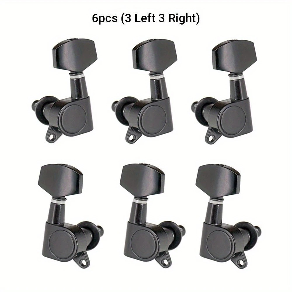 TEMU Professional Guitar Lock Tuner, Fully Enclosed Guitar Tuning Pin Key Tuner, 6pcs Tuning Pin String Tuner With Handle, Electric , Head Knob