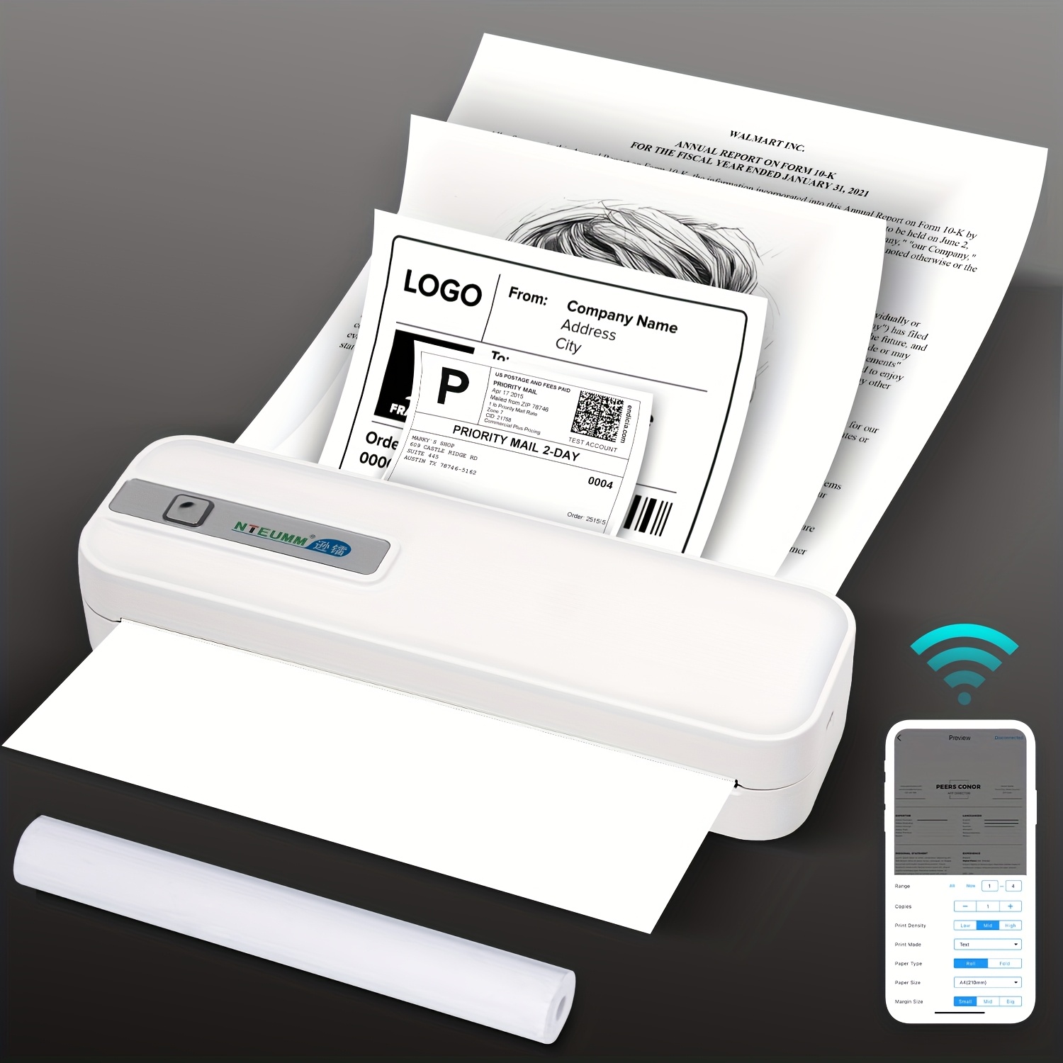 Portable Thermal Printer