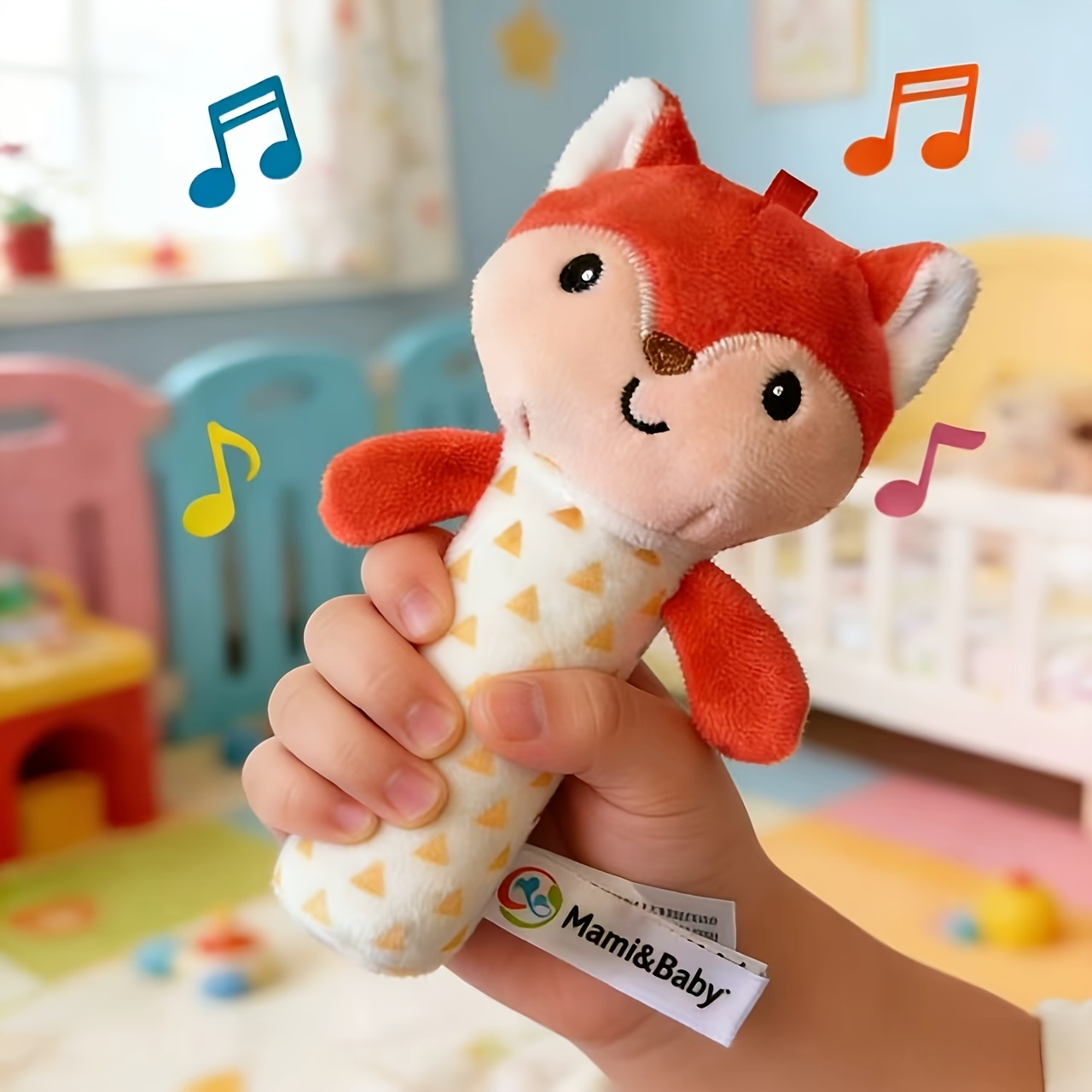 Forest Animal Series Baby Hand-Held Bell Toy