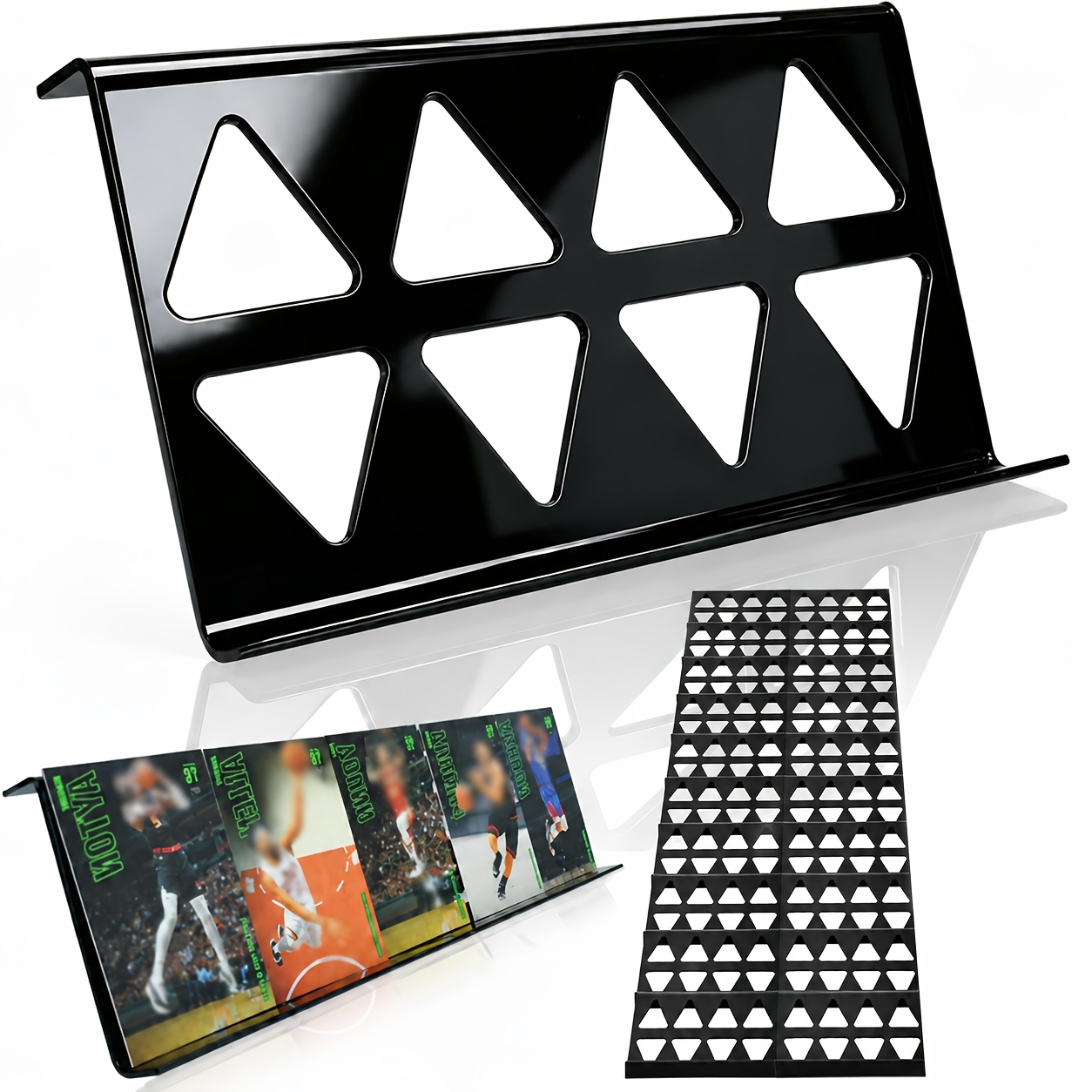 TEMU 20 supports de présentation pour cartes à collectionner, idéaux pour salons, vitrines et vendeurs de cartes. Supports de présentation modulaires