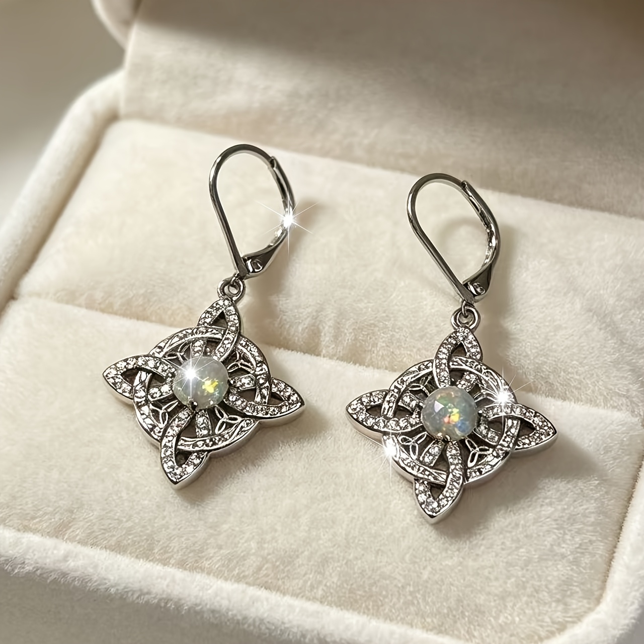 Women's Celtic Combined Earrings, Lightweight Premium Statement