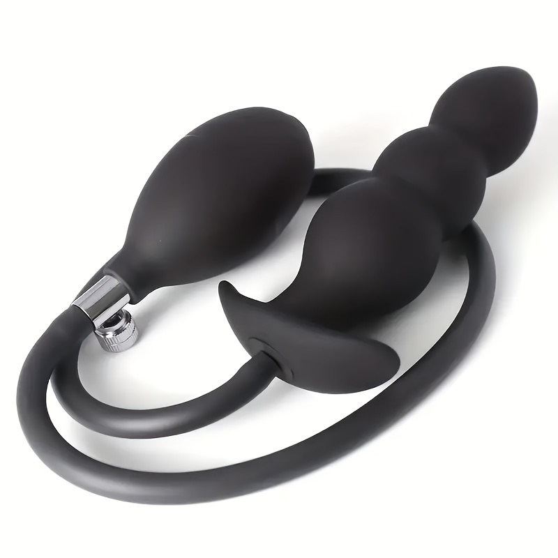 1pc Unisex Silicone Inflatable Anal * Ass Plug * Toys, * Anal Trainer Dilator for Men And Women for Men Women & Beginners, Anal Sexy Toy