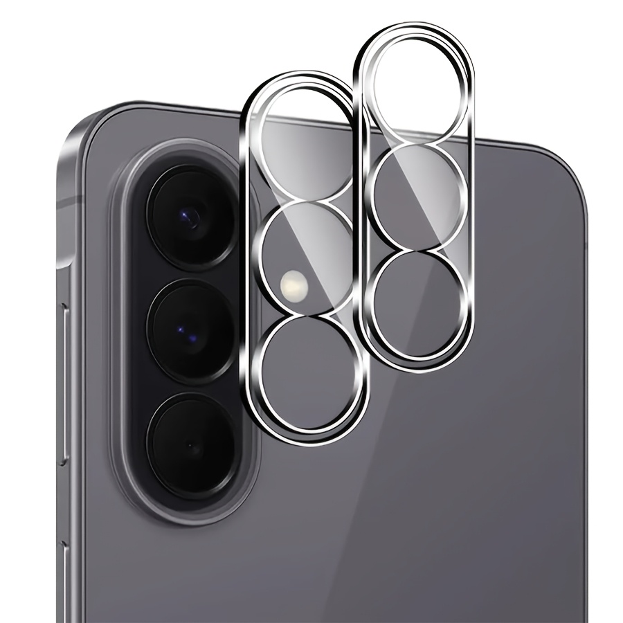 TEMU 2 Pack For Galaxy A37 A57 Rear Camera Protection Tempered Glass Camera Protector 9h Hardness Anti-scratch Lens Protective Glass Film