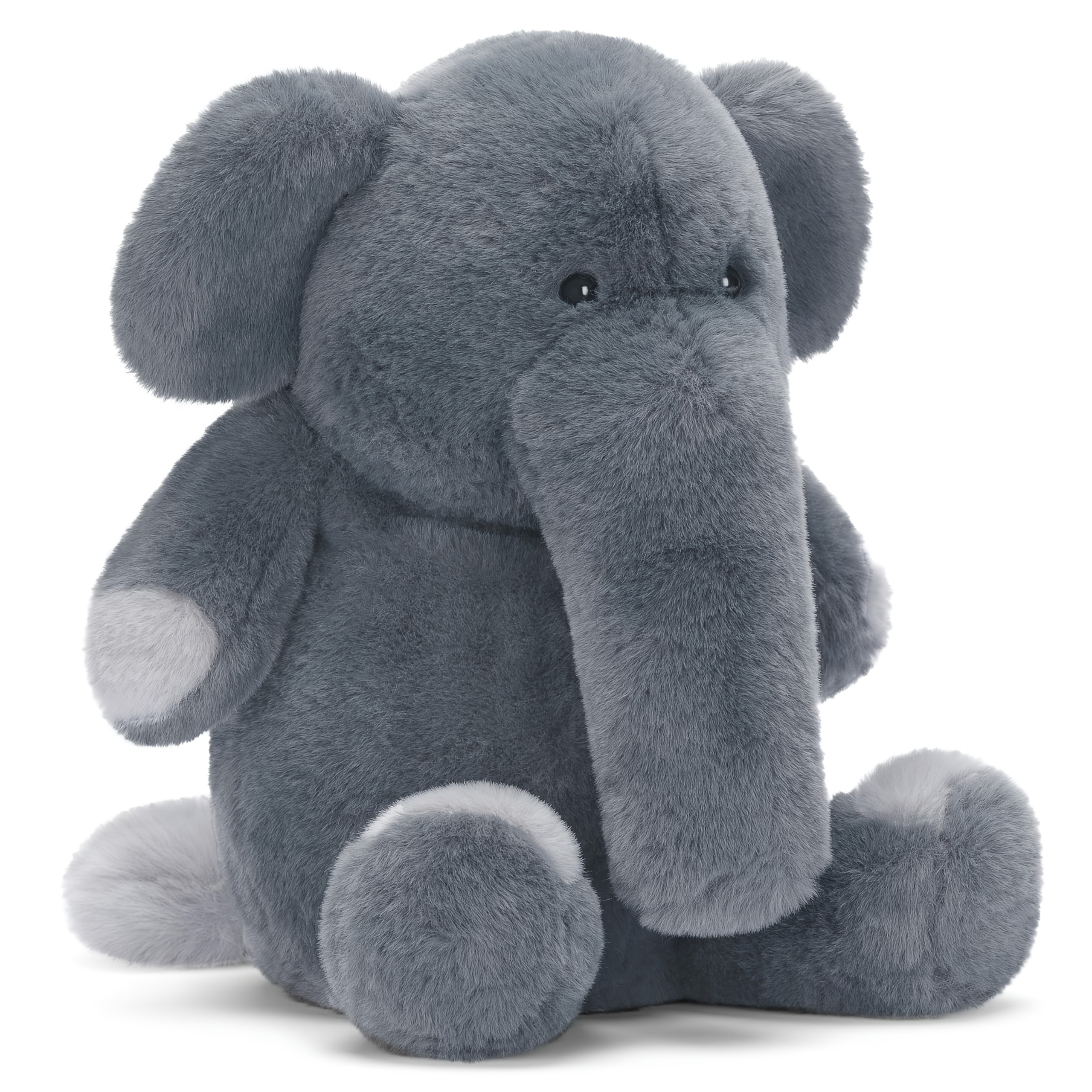 grand éléphant en peluche de 35 cm éléphant réaliste avec des