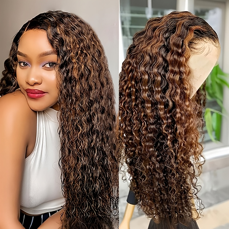 Deep Wave Human Hair Lace Front Wigs Nz Elegant Water Wave Human