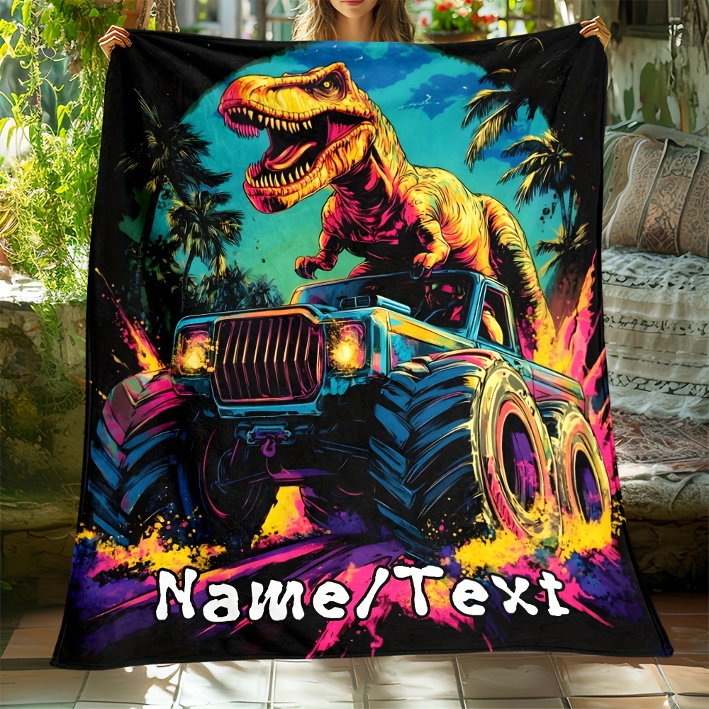 

1pc Personalized And Flanged Blanket - And For Sofas, , | The For Birthdays And