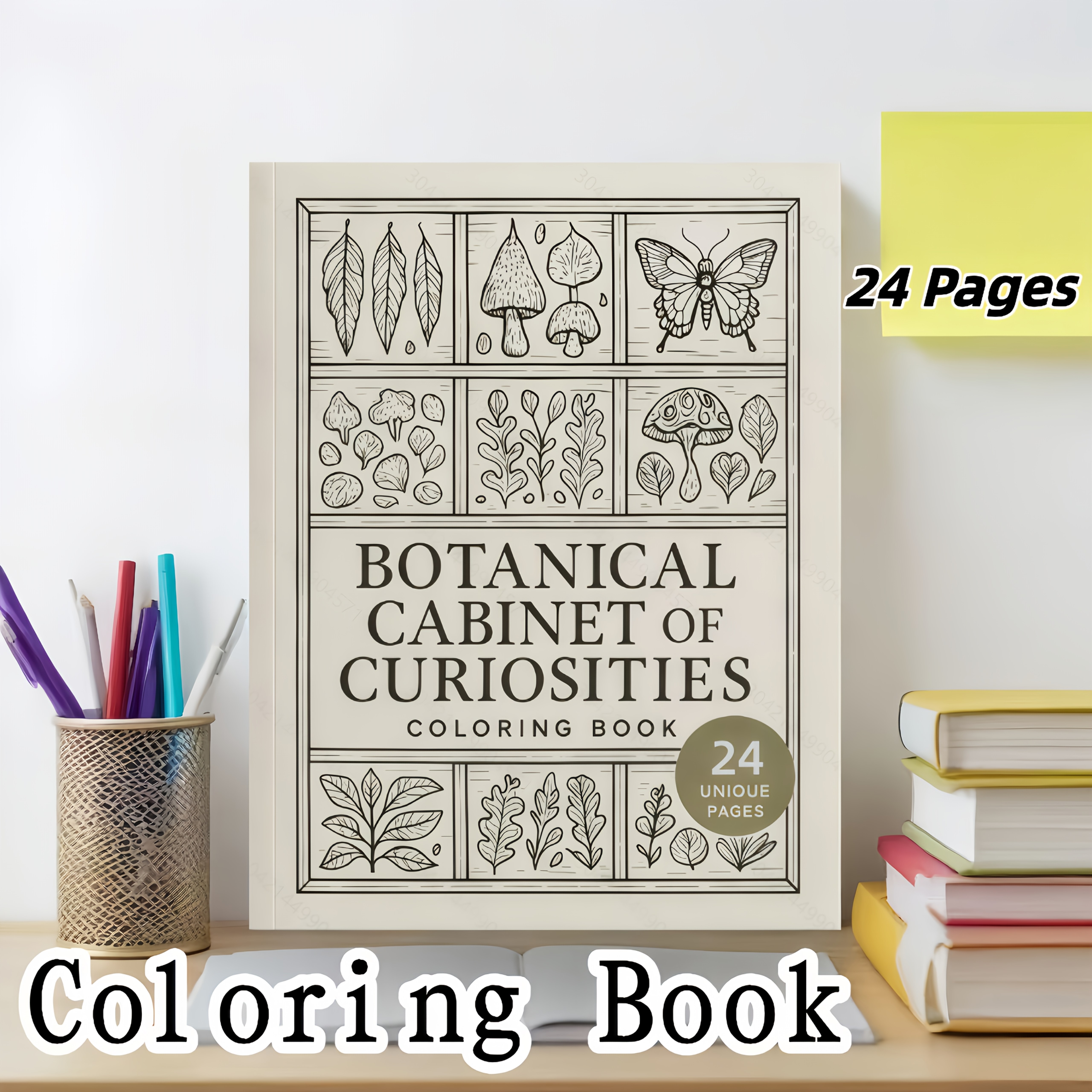 imagen del artículo un libro para colorear lleno de maravillas botánicas, ya sea que disfrutes del      , los   botánicos,   de las hierbas o las peculiaridades de la  ,   libro se convertirá en tu      . es un regalo   para  .