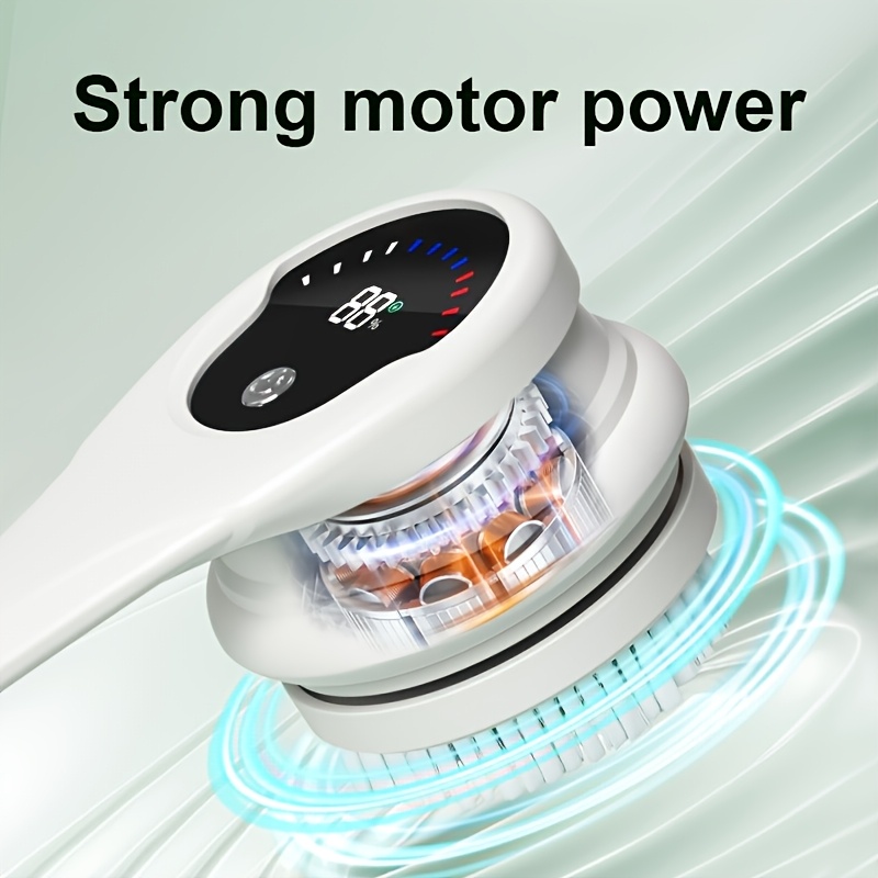 this electric rotating body brush   with five interchangeable heads and   charged using a usb connection its soft bristles are   the skin ensuring a safe and pleasant bathing experience Product details 1