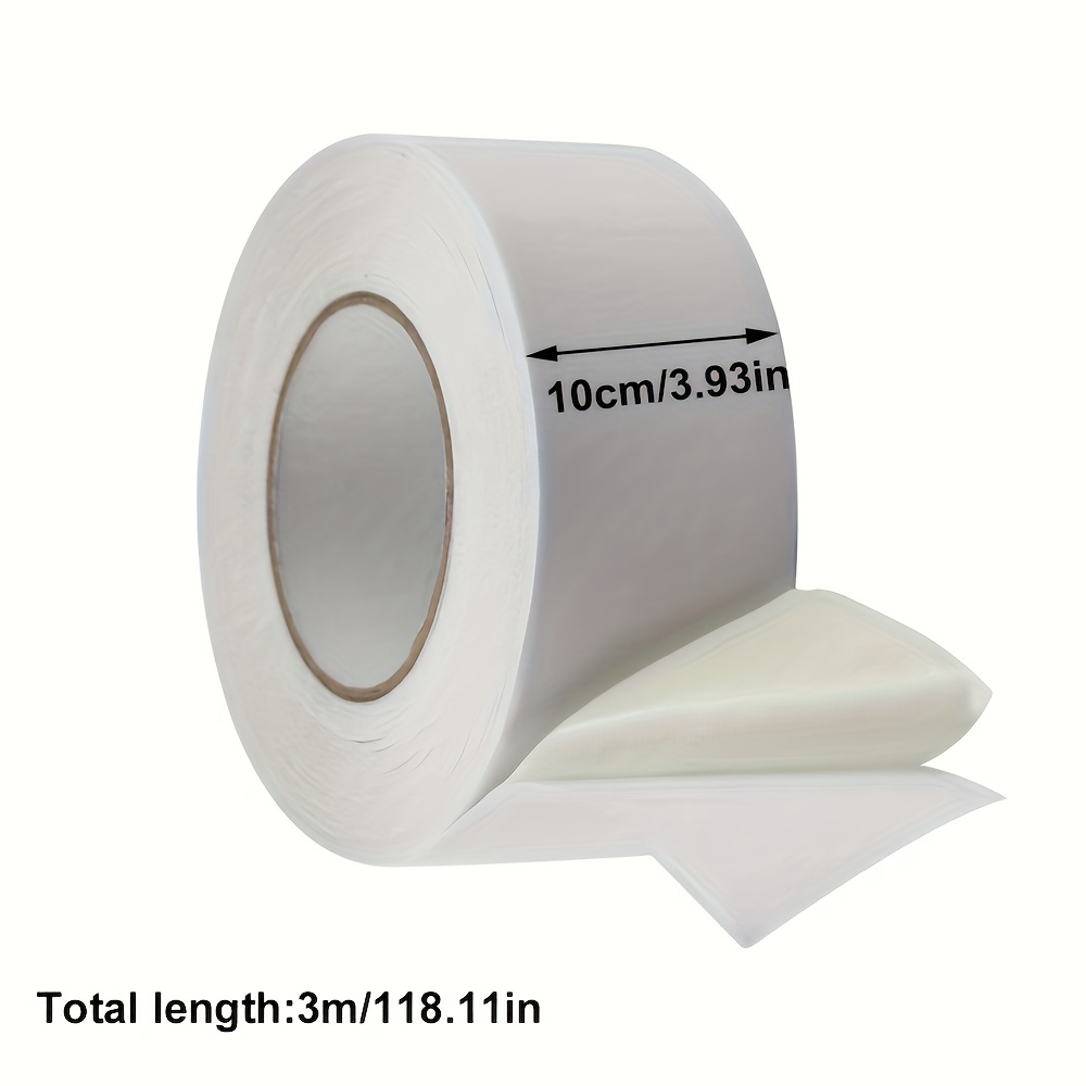 TEMU Rv Roof Leak Repair Tape, 4" X 9.8ft - Durable Neoprene, Waterproof & Aging Resistant Elastic Film Rv Butyl Tape