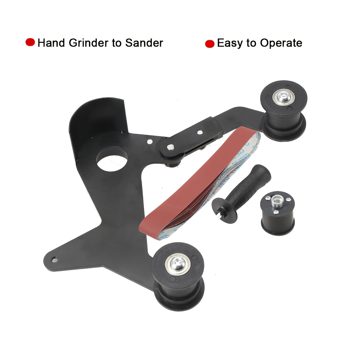 Image of M14 Tape Grinder Additions, Pipe Tape Grinder Polisher Kit And Grip, For Angle Grinder Types 115, 125