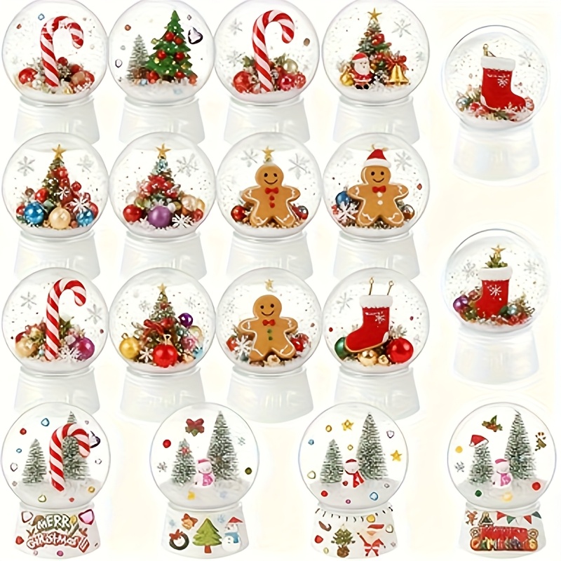miniature snow globes sold on Temu United States