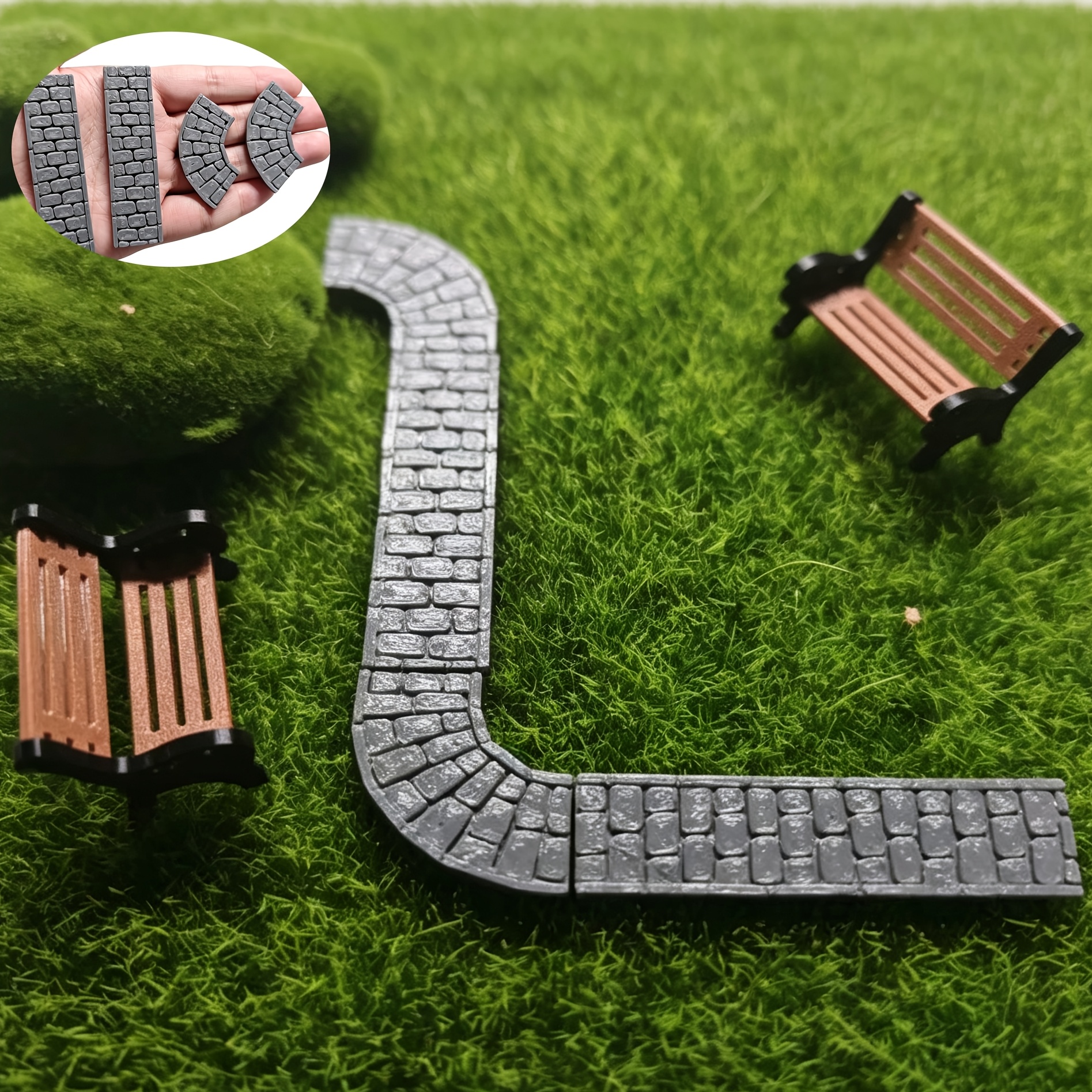 TEMU 4pcs Set, Ho Scale Mini Model, Suitable For Miniature Scale, Suitable For Factory Models, Miniature Photography, Handmade, Pipeline Scene