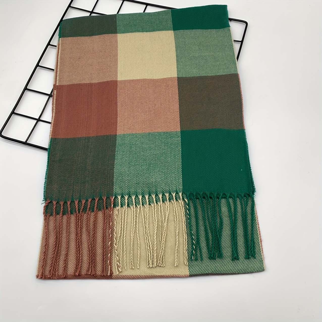 Men's Autumn Winter Warm Scarf, British Style Long Neck Scarf
