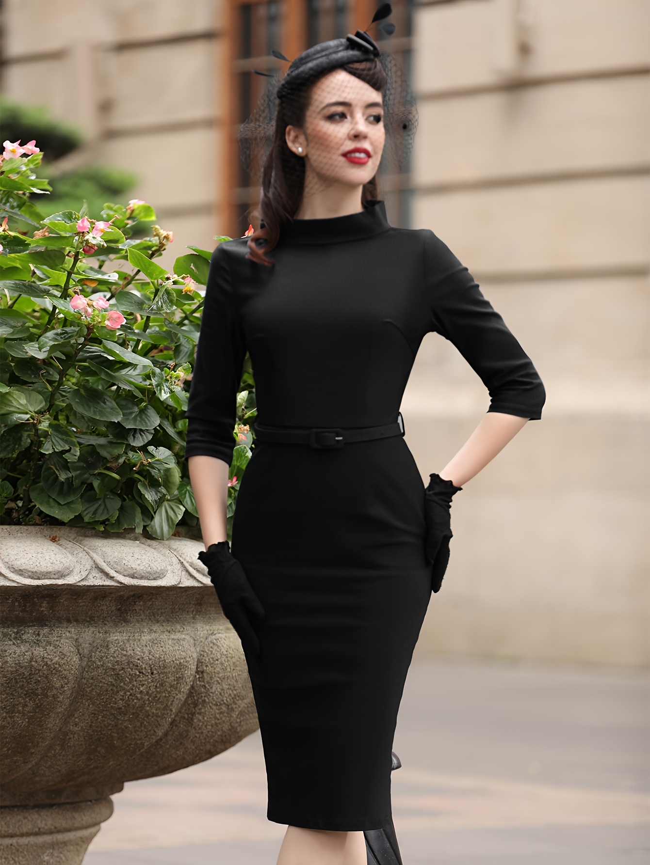 bandage dress long sleeve Mew Mews Duald Long Sleeve Crystal Bandage Dress main image 0
