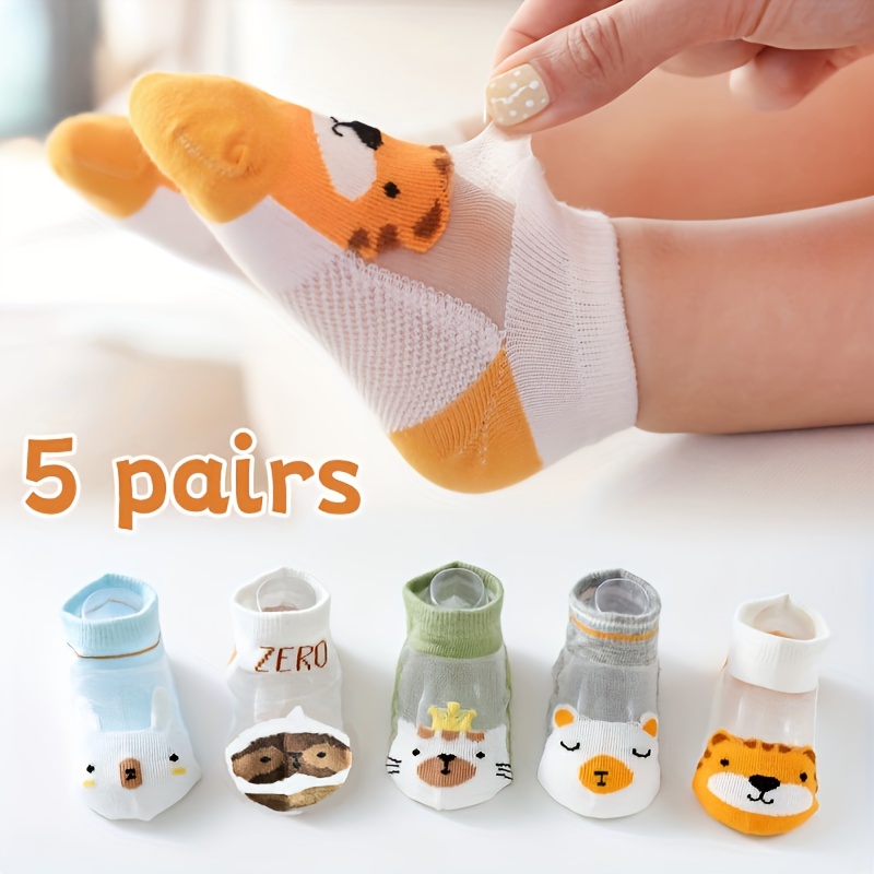 Cute Animal-themed Socks For Boys And Summer