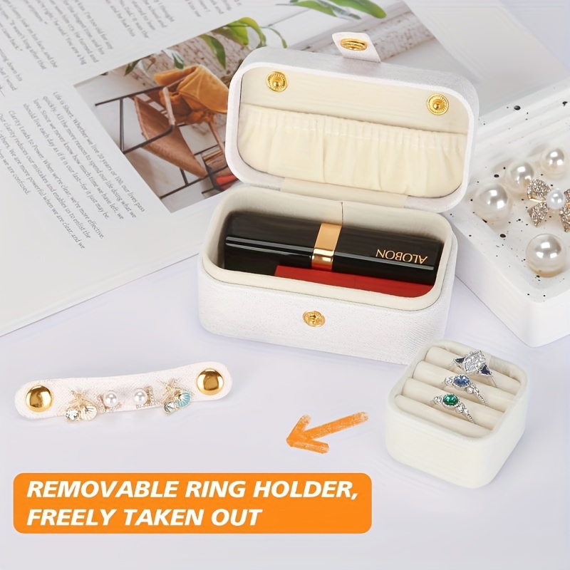 ring storage box gift box travel ring box gift Temu Oman