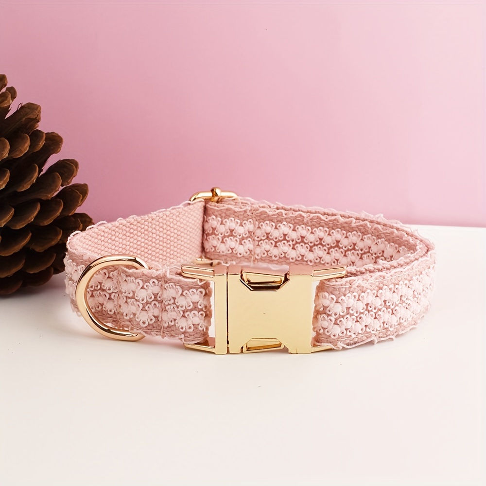 TEMU Personalized Engraved Dog Collar, Lace Pet Collar, Dog Wedding Christmas Gift