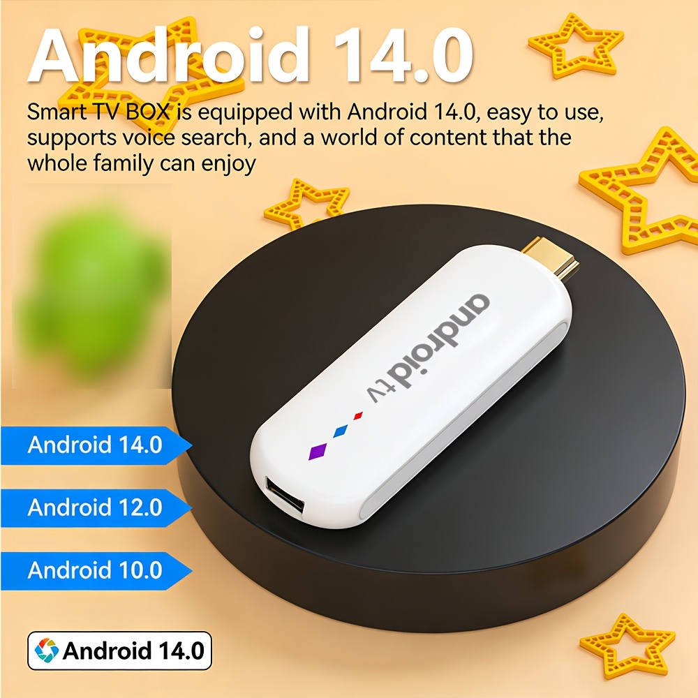 Clé TV Intelligente H96 MAX M20 avec Puce Amlogic S905L3, Android 14, Wifi 2.4G/5G, Wireless 5.0, Lecteur Multimédia, Télécommande Vocale Sans Fil pour Boîtier TV Android