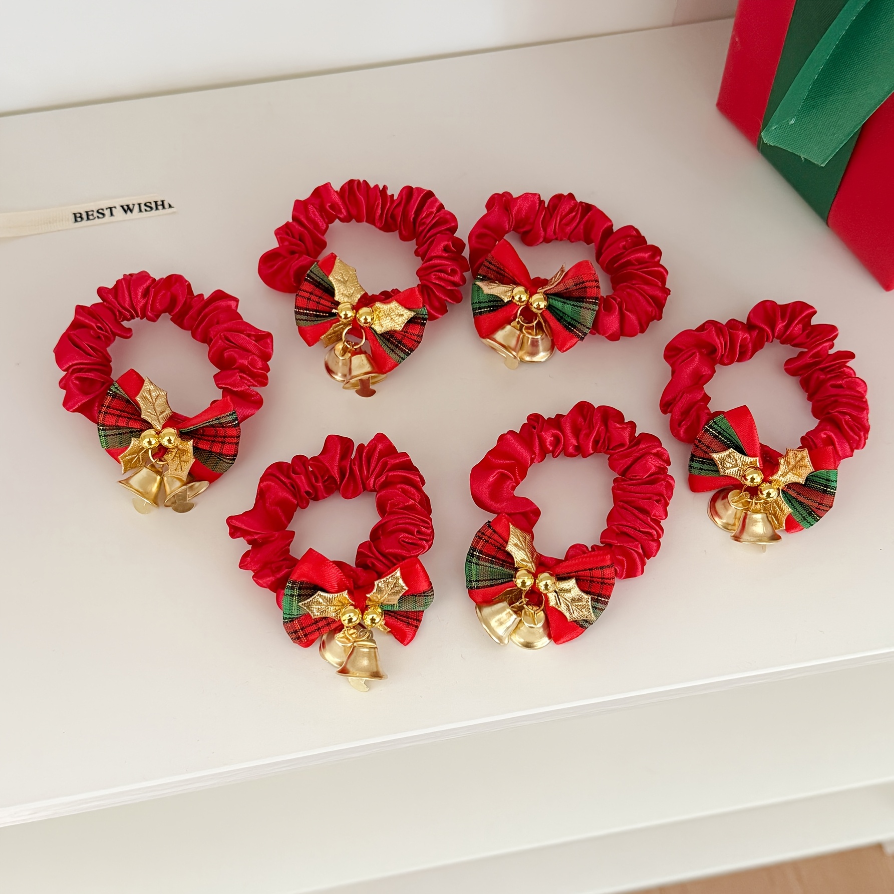 TEMU 6pcs Christmas Multi-element Festive Bow Hair Clip Hair Accessories Suitable For Women Over 14 Years Old
