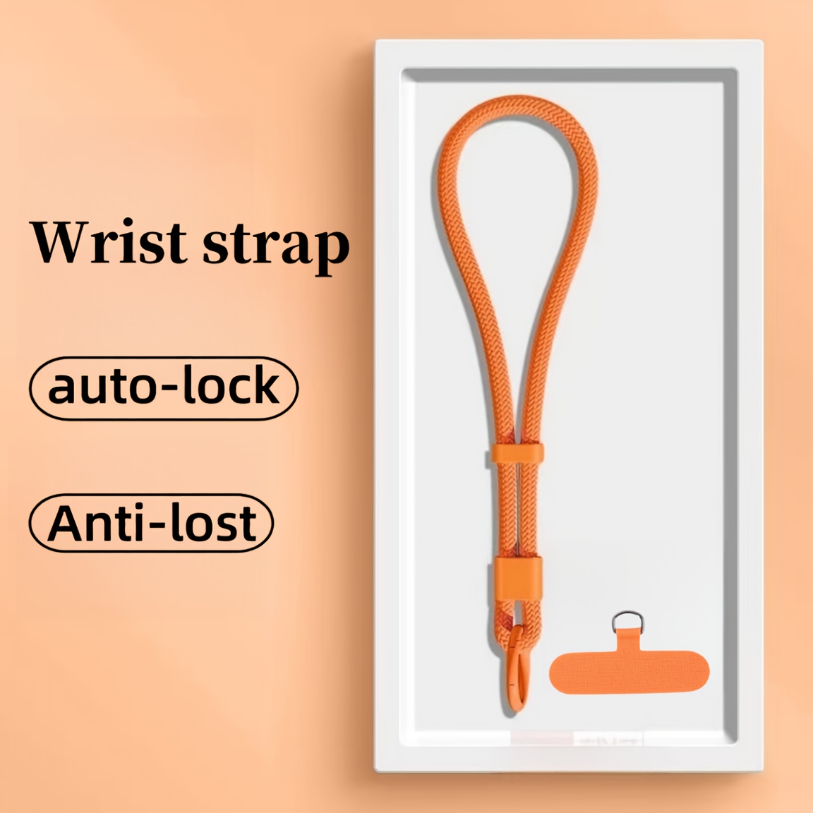 2025 Fashionable Mobile Phone Lanyard, Wristband, With Anti-theft Self-locking And Attached Card, Multiple Colors From, Suitable For Outdoor Mobile Phone Anti-lost And Anti-fall Protection