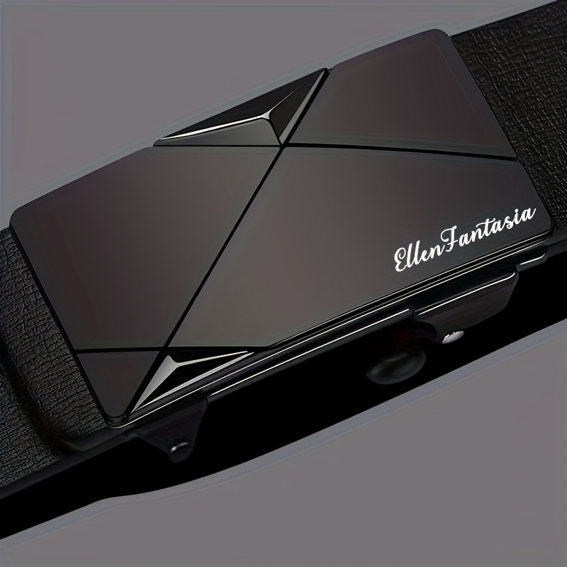 1pc of Men'S Stylish Business Belt, Adjustable Automatic Belt