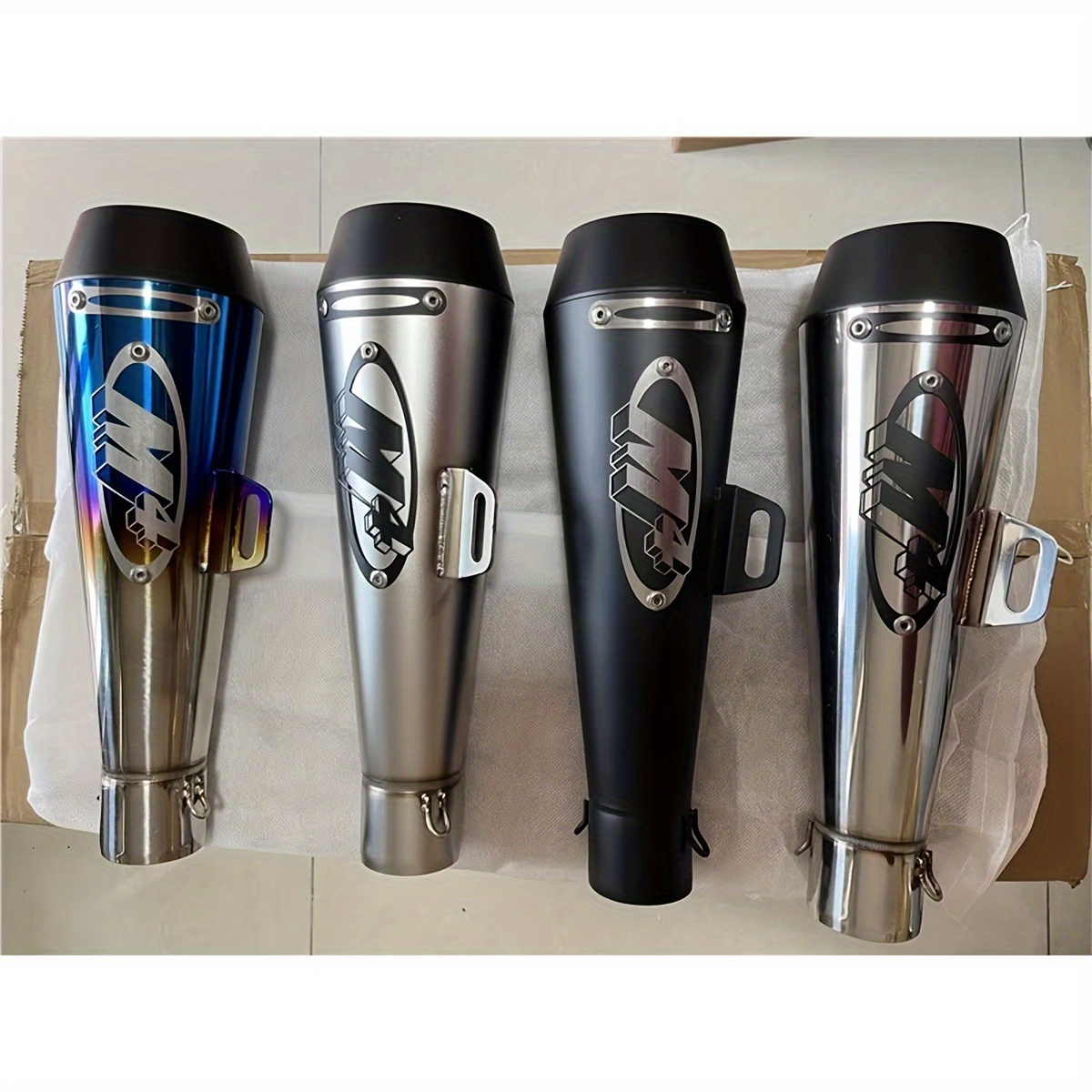 51mm stainless steel exhaust pipe for motorcycles fits most street touring models exhaust pipe motorcycle universal modified details 4