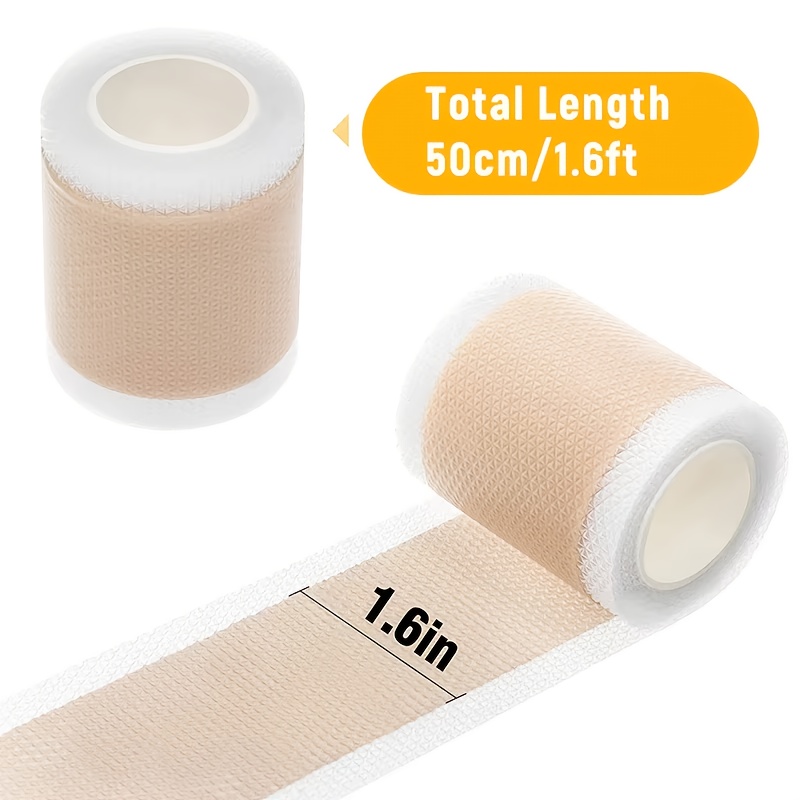 TEMU Extremely Thin, Soft, And Non-slip Lace Tape For Wigs, Measuring 4cm By 50cm Per Roll. This Breathable Tape Secure Lace Wigs And Knots