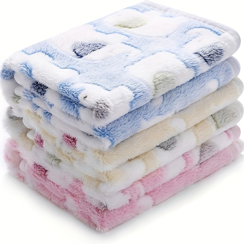 3pcs Set Pet Warm And Blanket Elephant Pattern