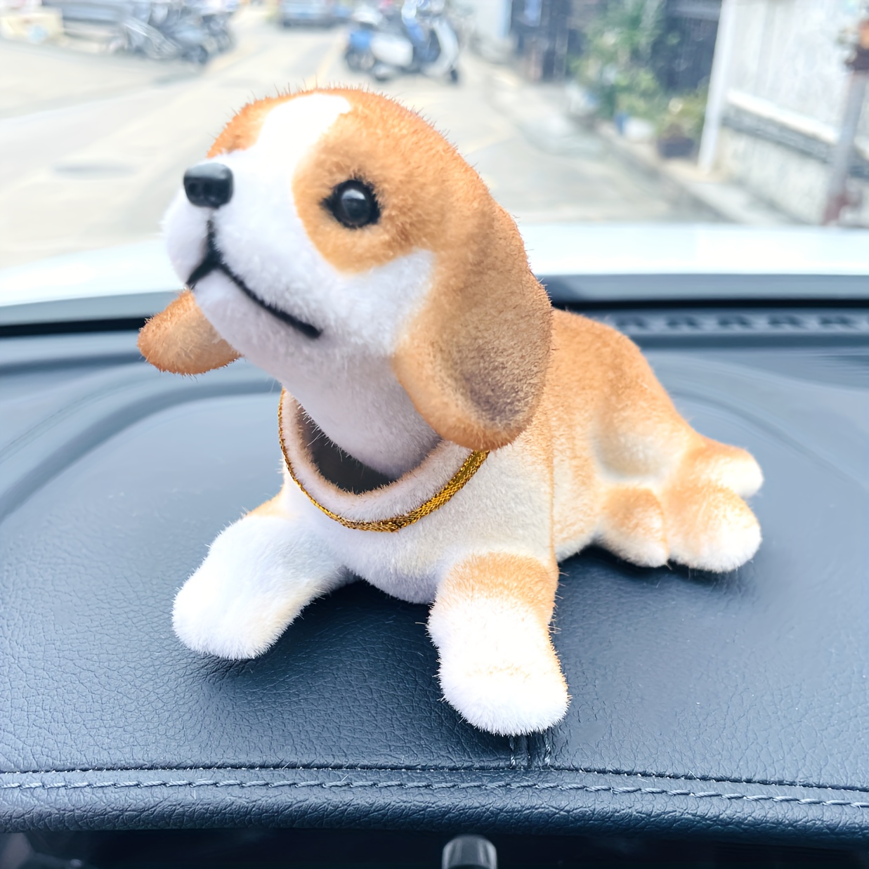 TEMU 【車内装飾】犬が揺れる！ドッグカーオーナメント、車内デコレーション、レーション、大人向け