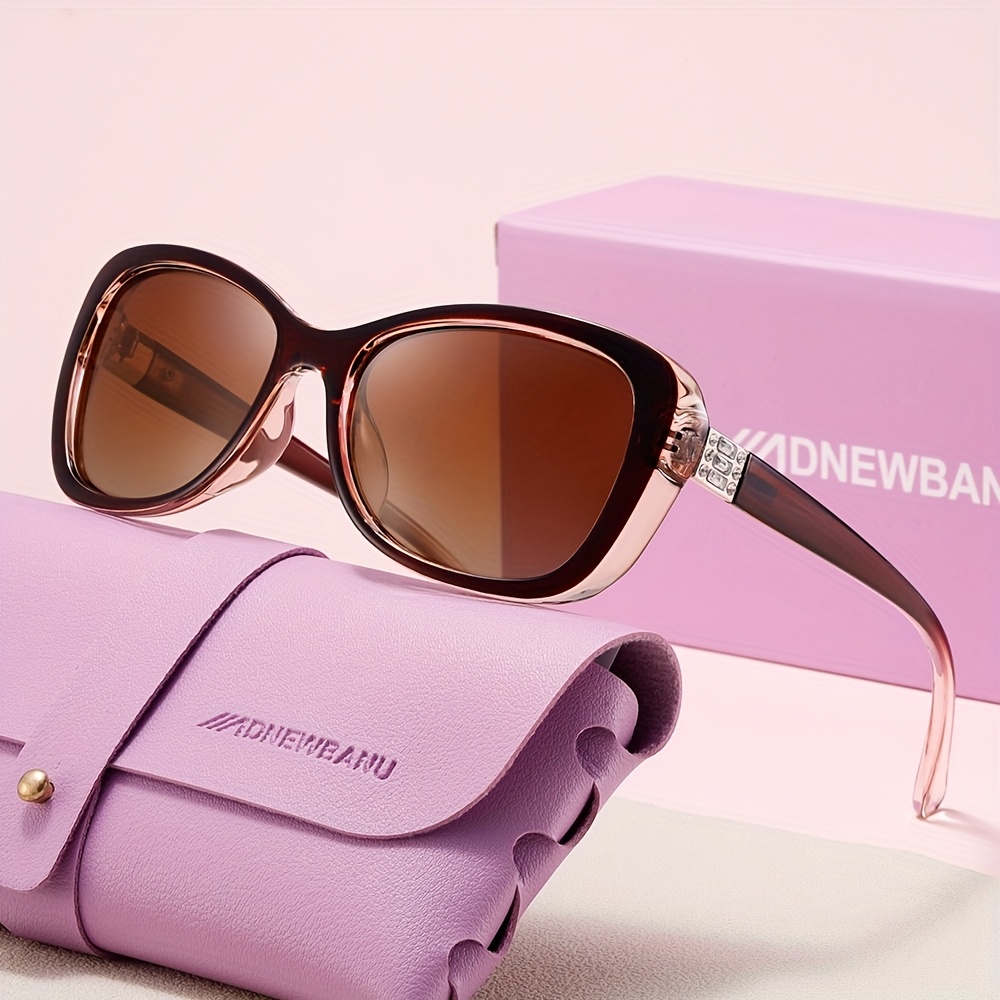 Adnewbanu Luxury Lightweight Eyeglasses With Gradient Lens Design, Exquisite Unisex Polarized For Daily Use,, Vacations, And Christmas Gifts
