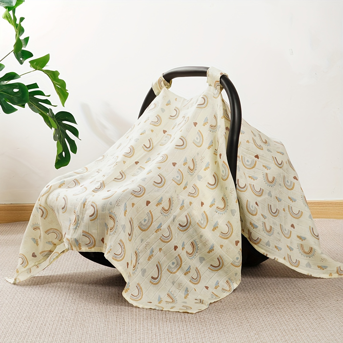 Breathable Stroller And Shopping Cart Cover For Sun Protection