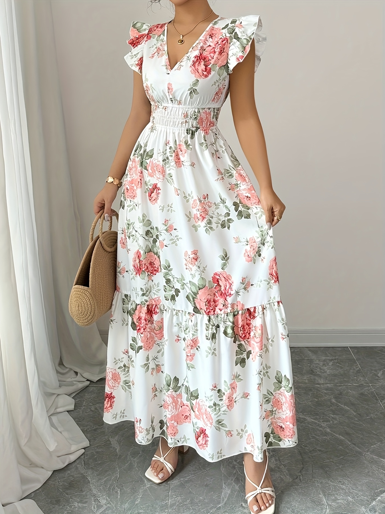 Women's * Print Dress, Simple and Stylish Summer 9001