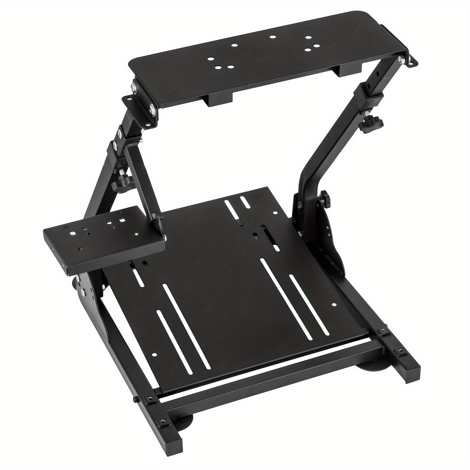 Racing Wheel Support & Gear Lever Bracket Compatible For Pc Gaming - Wheel Pedals (for Games & Races Not Included) - No Electronics/board, Computer For Sim Racing Setup