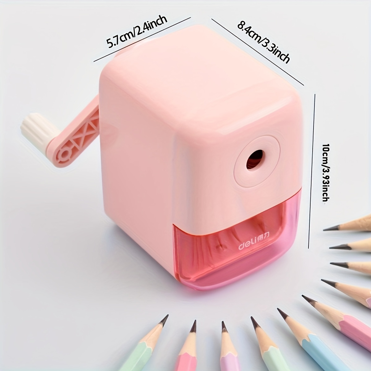 Desktop Machine Pencil Sharpener Manual Hand Crank School Office For Kids  Gift